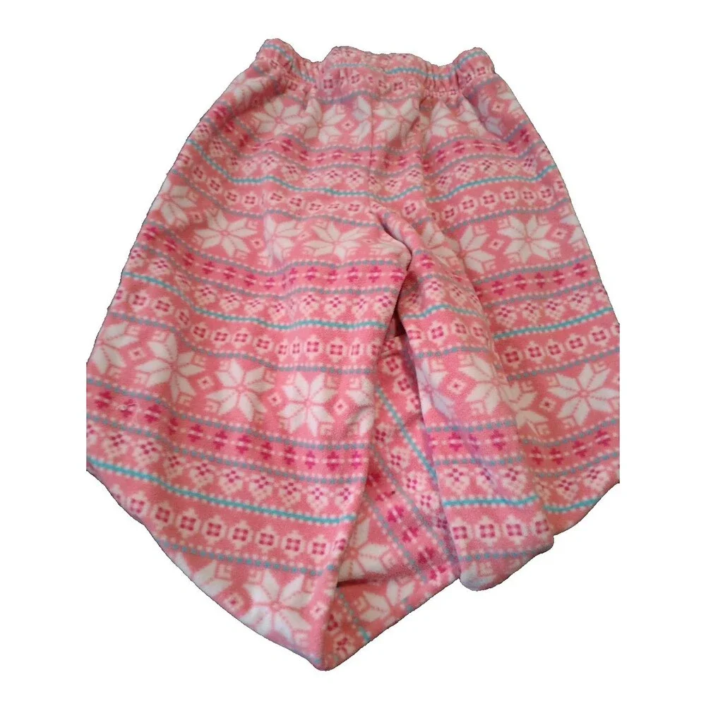 carters size 5 pink with floral print pajama pants